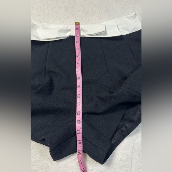 NWT Anthropologie Maeve Skirty Short Black and White Classic Evening Summer Date - Picture 7 of 16